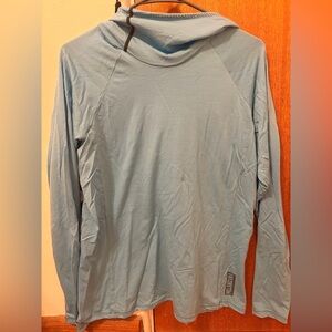 Melanzana Light Blue Long-Sleeve wool pullover